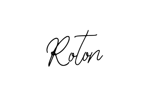 if you are searching for the best signature style for your name Roton. so please give up your signature search. here we have designed multiple signature styles  using Bearetta-2O07w. Roton signature style 12 images and pictures png