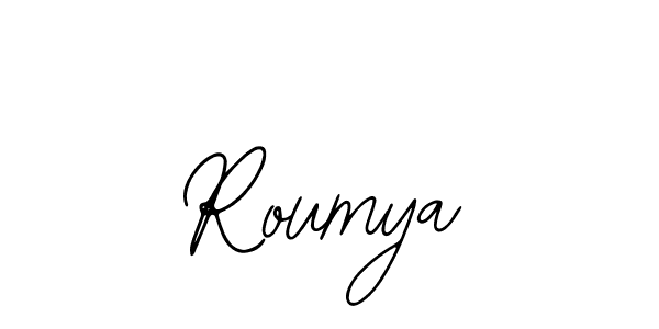 Also You can easily find your signature by using the search form. We will create Roumya name handwritten signature images for you free of cost using Bearetta-2O07w sign style. Roumya signature style 12 images and pictures png