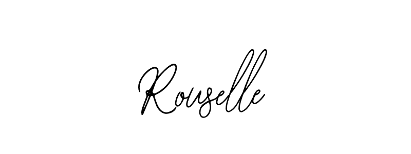 How to make Rouselle name signature. Use Bearetta-2O07w style for creating short signs online. This is the latest handwritten sign. Rouselle signature style 12 images and pictures png