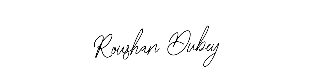 The best way (Bearetta-2O07w) to make a short signature is to pick only two or three words in your name. The name Roushan Dubey include a total of six letters. For converting this name. Roushan Dubey signature style 12 images and pictures png