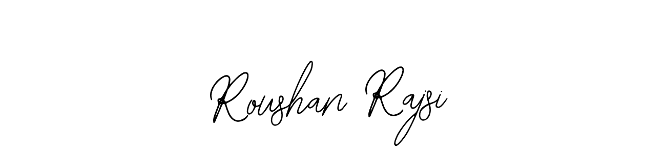 The best way (Bearetta-2O07w) to make a short signature is to pick only two or three words in your name. The name Roushan Rajsi include a total of six letters. For converting this name. Roushan Rajsi signature style 12 images and pictures png