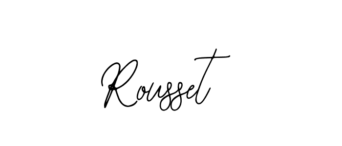 Make a beautiful signature design for name Rousset. With this signature (Bearetta-2O07w) style, you can create a handwritten signature for free. Rousset signature style 12 images and pictures png