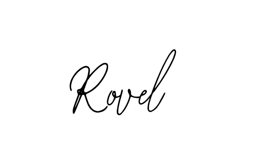 Make a beautiful signature design for name Rovel. With this signature (Bearetta-2O07w) style, you can create a handwritten signature for free. Rovel signature style 12 images and pictures png