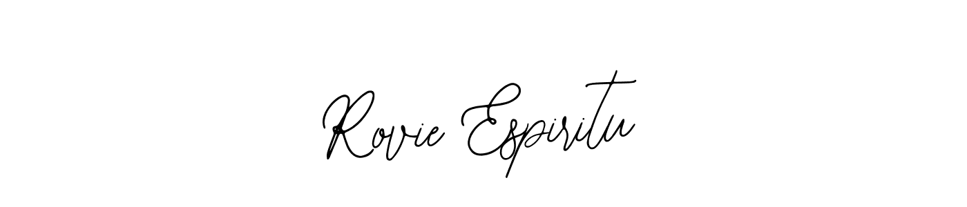 Create a beautiful signature design for name Rovie Espiritu. With this signature (Bearetta-2O07w) fonts, you can make a handwritten signature for free. Rovie Espiritu signature style 12 images and pictures png