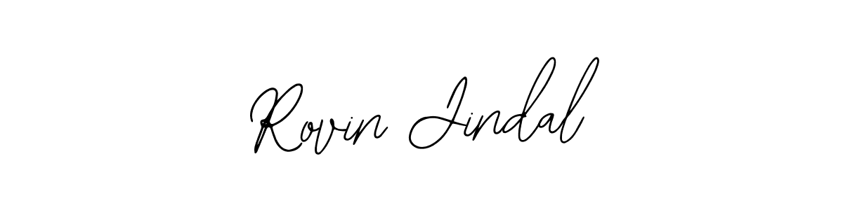 Rovin Jindal stylish signature style. Best Handwritten Sign (Bearetta-2O07w) for my name. Handwritten Signature Collection Ideas for my name Rovin Jindal. Rovin Jindal signature style 12 images and pictures png