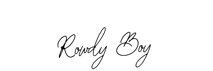 Also we have Rowdy Boy name is the best signature style. Create professional handwritten signature collection using Bearetta-2O07w autograph style. Rowdy Boy signature style 12 images and pictures png