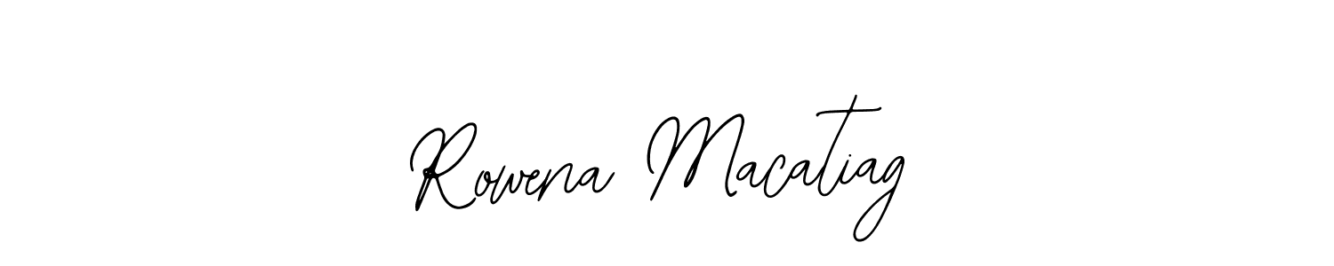 The best way (Bearetta-2O07w) to make a short signature is to pick only two or three words in your name. The name Rowena Macatiag include a total of six letters. For converting this name. Rowena Macatiag signature style 12 images and pictures png