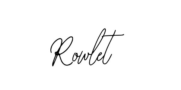 Create a beautiful signature design for name Rowlet. With this signature (Bearetta-2O07w) fonts, you can make a handwritten signature for free. Rowlet signature style 12 images and pictures png