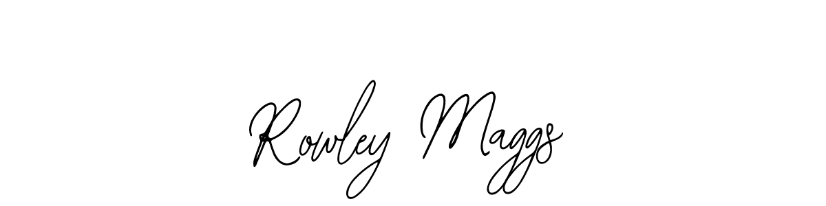 Use a signature maker to create a handwritten signature online. With this signature software, you can design (Bearetta-2O07w) your own signature for name Rowley Maggs. Rowley Maggs signature style 12 images and pictures png