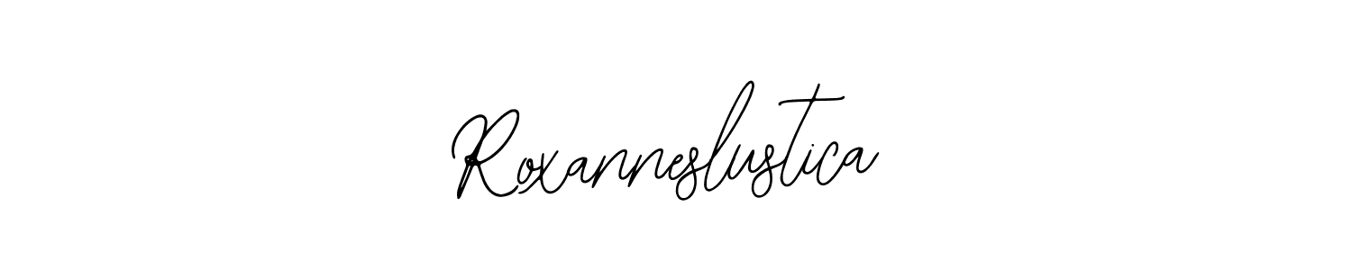 Make a short Roxanneslustica signature style. Manage your documents anywhere anytime using Bearetta-2O07w. Create and add eSignatures, submit forms, share and send files easily. Roxanneslustica signature style 12 images and pictures png