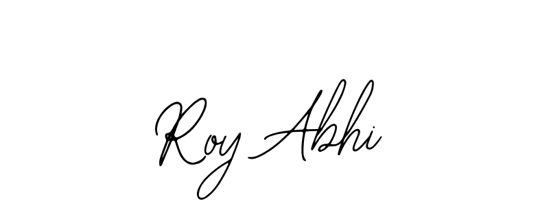 How to make Roy Abhi name signature. Use Bearetta-2O07w style for creating short signs online. This is the latest handwritten sign. Roy Abhi signature style 12 images and pictures png