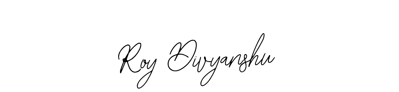 How to make Roy Divyanshu name signature. Use Bearetta-2O07w style for creating short signs online. This is the latest handwritten sign. Roy Divyanshu signature style 12 images and pictures png