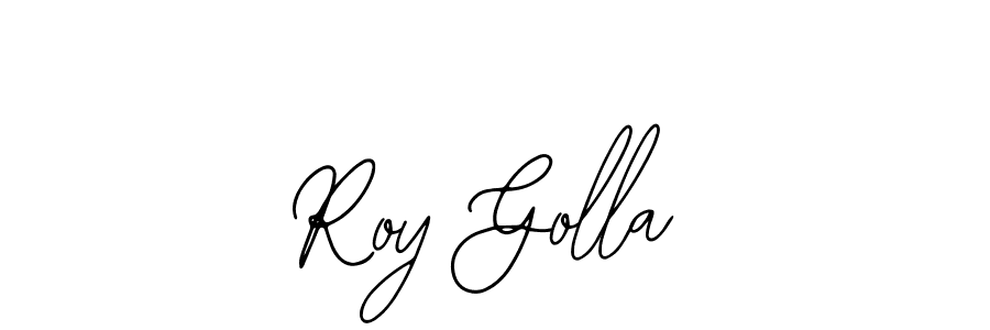 Design your own signature with our free online signature maker. With this signature software, you can create a handwritten (Bearetta-2O07w) signature for name Roy Golla. Roy Golla signature style 12 images and pictures png