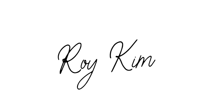 Use a signature maker to create a handwritten signature online. With this signature software, you can design (Bearetta-2O07w) your own signature for name Roy Kim. Roy Kim signature style 12 images and pictures png