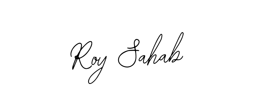 Also You can easily find your signature by using the search form. We will create Roy Sahab name handwritten signature images for you free of cost using Bearetta-2O07w sign style. Roy Sahab signature style 12 images and pictures png