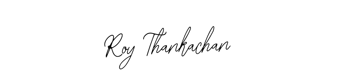 Also You can easily find your signature by using the search form. We will create Roy Thankachan name handwritten signature images for you free of cost using Bearetta-2O07w sign style. Roy Thankachan signature style 12 images and pictures png