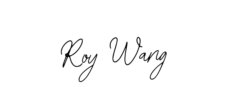 if you are searching for the best signature style for your name Roy Wang. so please give up your signature search. here we have designed multiple signature styles  using Bearetta-2O07w. Roy Wang signature style 12 images and pictures png