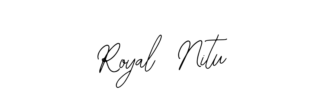 Also we have Royal  Nitu name is the best signature style. Create professional handwritten signature collection using Bearetta-2O07w autograph style. Royal  Nitu signature style 12 images and pictures png