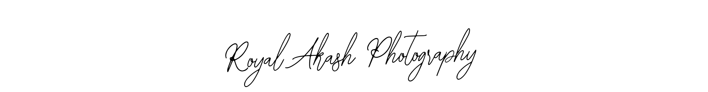 Design your own signature with our free online signature maker. With this signature software, you can create a handwritten (Bearetta-2O07w) signature for name Royal Akash Photography. Royal Akash Photography signature style 12 images and pictures png