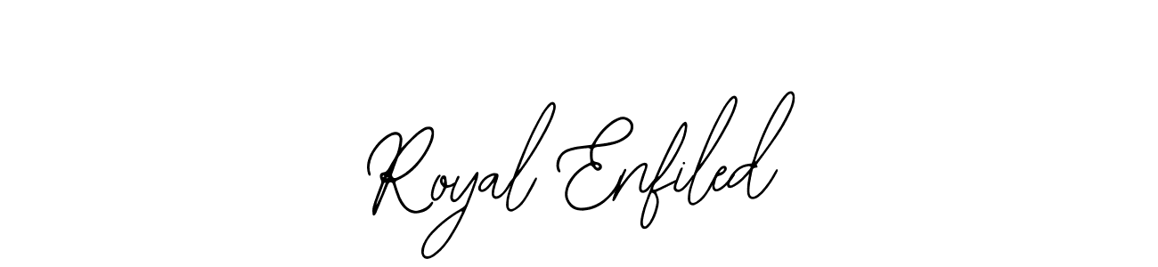 Also we have Royal Enfiled name is the best signature style. Create professional handwritten signature collection using Bearetta-2O07w autograph style. Royal Enfiled signature style 12 images and pictures png