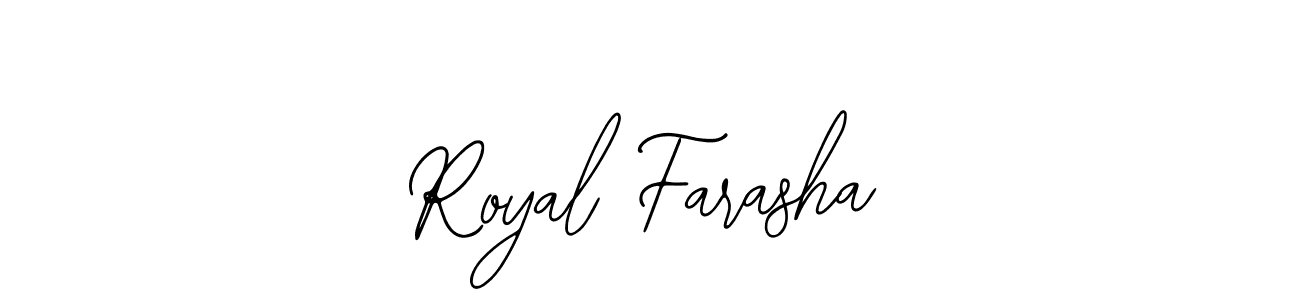 Create a beautiful signature design for name Royal Farasha. With this signature (Bearetta-2O07w) fonts, you can make a handwritten signature for free. Royal Farasha signature style 12 images and pictures png