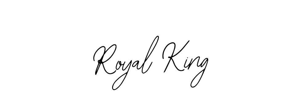 Use a signature maker to create a handwritten signature online. With this signature software, you can design (Bearetta-2O07w) your own signature for name Royal King. Royal King signature style 12 images and pictures png