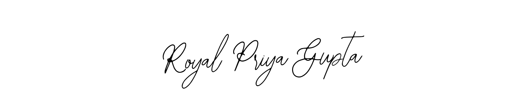 Make a beautiful signature design for name Royal Priya Gupta. With this signature (Bearetta-2O07w) style, you can create a handwritten signature for free. Royal Priya Gupta signature style 12 images and pictures png