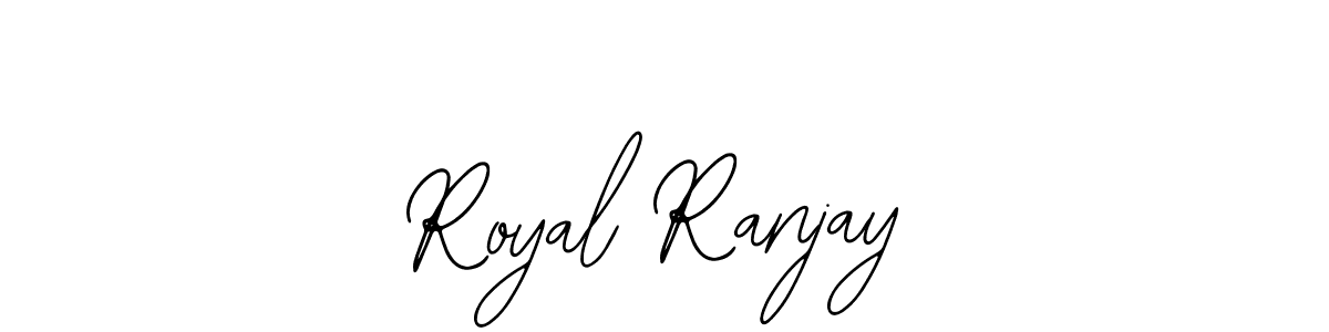 Bearetta-2O07w is a professional signature style that is perfect for those who want to add a touch of class to their signature. It is also a great choice for those who want to make their signature more unique. Get Royal Ranjay name to fancy signature for free. Royal Ranjay signature style 12 images and pictures png