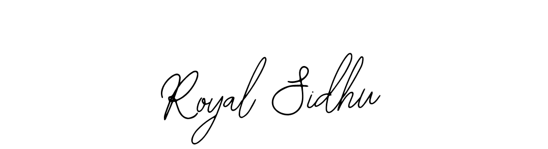 Royal Sidhu stylish signature style. Best Handwritten Sign (Bearetta-2O07w) for my name. Handwritten Signature Collection Ideas for my name Royal Sidhu. Royal Sidhu signature style 12 images and pictures png