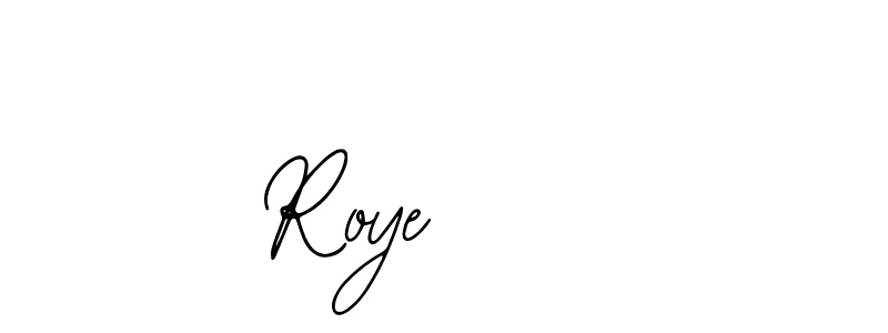How to make Roye     name signature. Use Bearetta-2O07w style for creating short signs online. This is the latest handwritten sign. Roye     signature style 12 images and pictures png