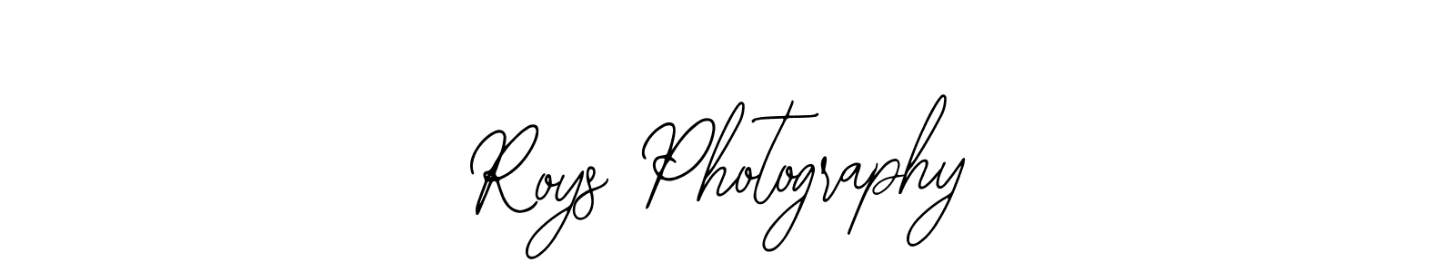 Bearetta-2O07w is a professional signature style that is perfect for those who want to add a touch of class to their signature. It is also a great choice for those who want to make their signature more unique. Get Roys Photography name to fancy signature for free. Roys Photography signature style 12 images and pictures png
