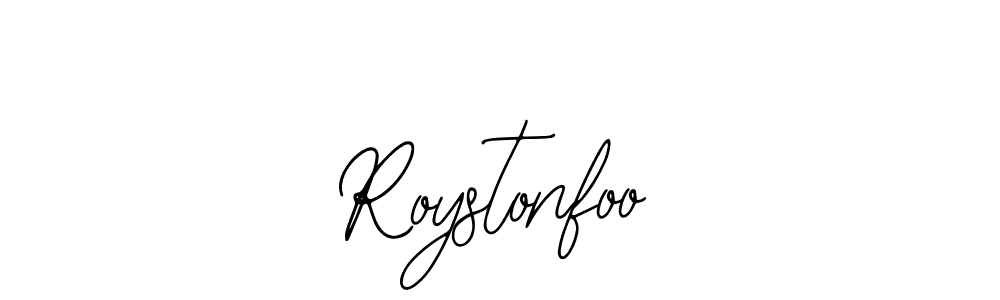 Make a beautiful signature design for name Roystonfoo. With this signature (Bearetta-2O07w) style, you can create a handwritten signature for free. Roystonfoo signature style 12 images and pictures png