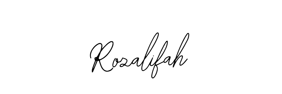 Bearetta-2O07w is a professional signature style that is perfect for those who want to add a touch of class to their signature. It is also a great choice for those who want to make their signature more unique. Get Rozalifah name to fancy signature for free. Rozalifah signature style 12 images and pictures png