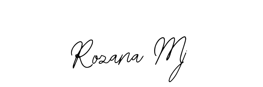 It looks lik you need a new signature style for name Rozana Mj. Design unique handwritten (Bearetta-2O07w) signature with our free signature maker in just a few clicks. Rozana Mj signature style 12 images and pictures png