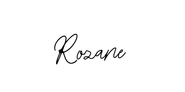 How to make Rozane signature? Bearetta-2O07w is a professional autograph style. Create handwritten signature for Rozane name. Rozane signature style 12 images and pictures png