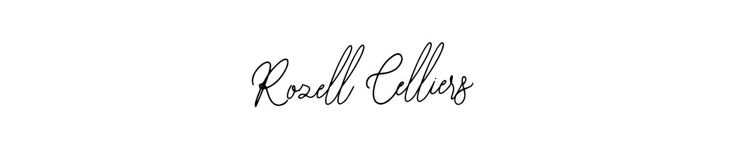 Make a beautiful signature design for name Rozell Celliers. With this signature (Bearetta-2O07w) style, you can create a handwritten signature for free. Rozell Celliers signature style 12 images and pictures png