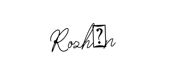 How to Draw Rozhİn signature style? Bearetta-2O07w is a latest design signature styles for name Rozhİn. Rozhİn signature style 12 images and pictures png