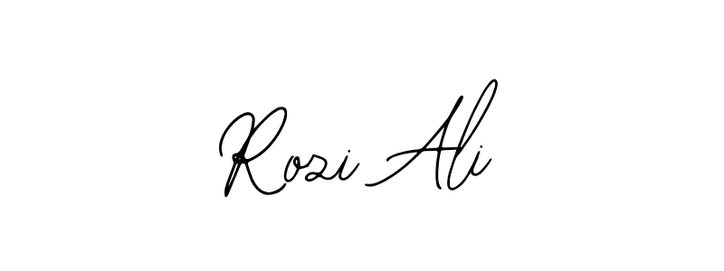 Make a beautiful signature design for name Rozi Ali. Use this online signature maker to create a handwritten signature for free. Rozi Ali signature style 12 images and pictures png