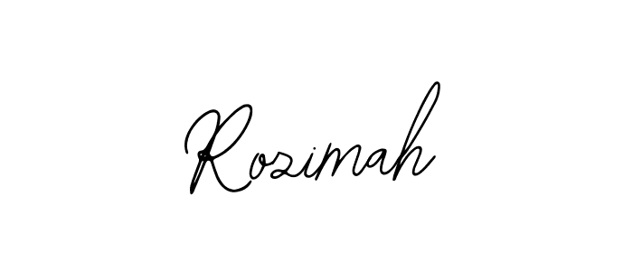 Make a beautiful signature design for name Rozimah. With this signature (Bearetta-2O07w) style, you can create a handwritten signature for free. Rozimah signature style 12 images and pictures png