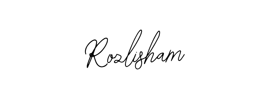 How to Draw Rozlisham signature style? Bearetta-2O07w is a latest design signature styles for name Rozlisham. Rozlisham signature style 12 images and pictures png