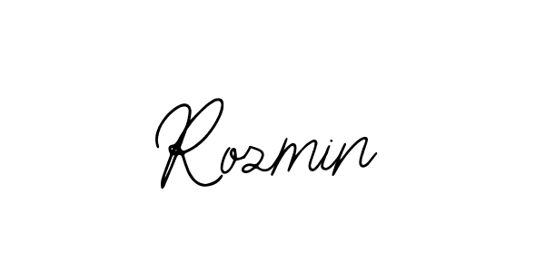 How to make Rozmin signature? Bearetta-2O07w is a professional autograph style. Create handwritten signature for Rozmin name. Rozmin signature style 12 images and pictures png