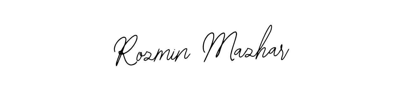 How to make Rozmin Mazhar signature? Bearetta-2O07w is a professional autograph style. Create handwritten signature for Rozmin Mazhar name. Rozmin Mazhar signature style 12 images and pictures png