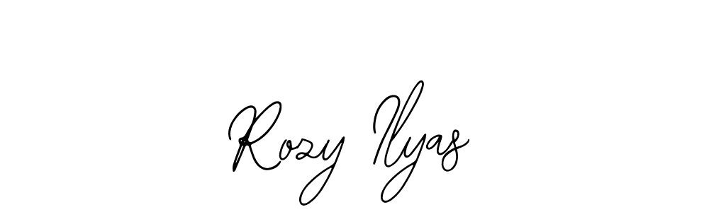 Also You can easily find your signature by using the search form. We will create Rozy Ilyas name handwritten signature images for you free of cost using Bearetta-2O07w sign style. Rozy Ilyas signature style 12 images and pictures png