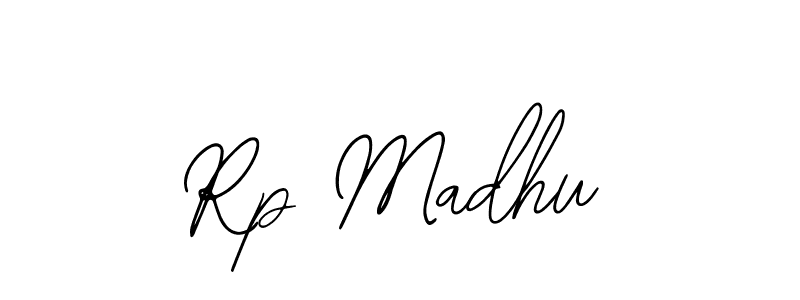 Similarly Bearetta-2O07w is the best handwritten signature design. Signature creator online .You can use it as an online autograph creator for name Rp Madhu. Rp Madhu signature style 12 images and pictures png