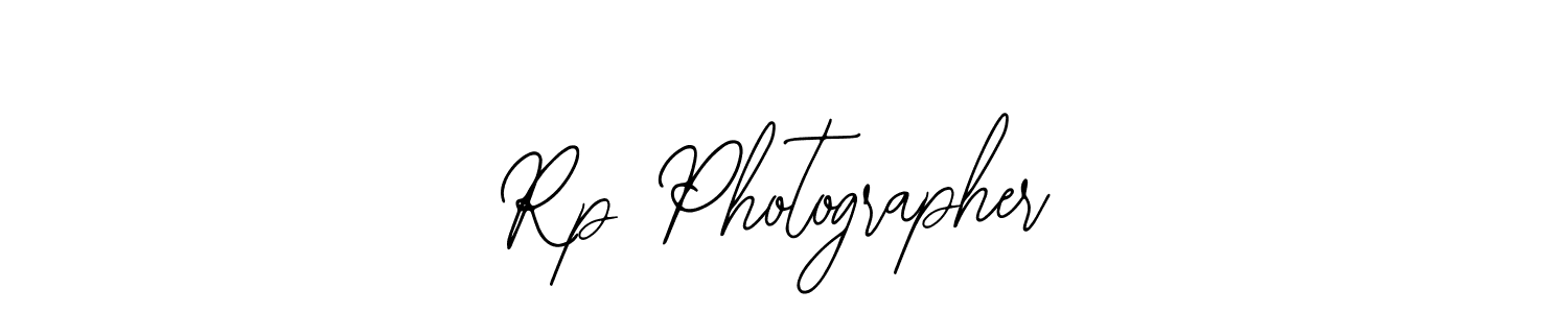 You should practise on your own different ways (Bearetta-2O07w) to write your name (Rp Photographer) in signature. don't let someone else do it for you. Rp Photographer signature style 12 images and pictures png