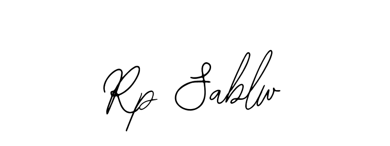 Rp Sablw stylish signature style. Best Handwritten Sign (Bearetta-2O07w) for my name. Handwritten Signature Collection Ideas for my name Rp Sablw. Rp Sablw signature style 12 images and pictures png