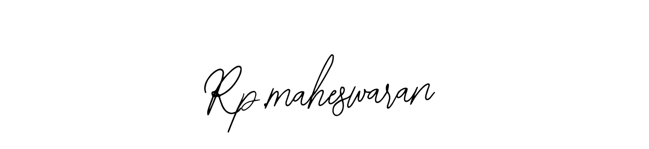 Use a signature maker to create a handwritten signature online. With this signature software, you can design (Bearetta-2O07w) your own signature for name Rp.maheswaran. Rp.maheswaran signature style 12 images and pictures png