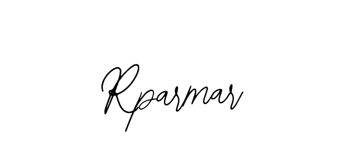 if you are searching for the best signature style for your name Rparmar. so please give up your signature search. here we have designed multiple signature styles  using Bearetta-2O07w. Rparmar signature style 12 images and pictures png