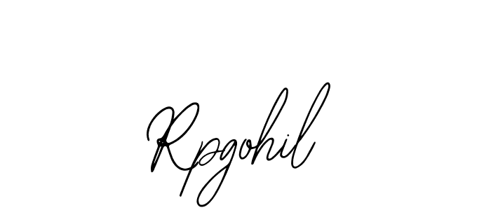 You can use this online signature creator to create a handwritten signature for the name Rpgohil. This is the best online autograph maker. Rpgohil signature style 12 images and pictures png