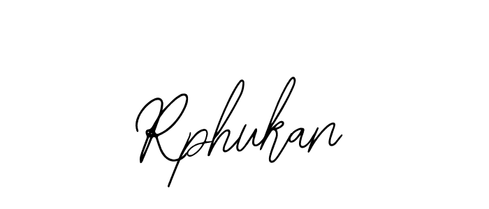 Make a beautiful signature design for name Rphukan. With this signature (Bearetta-2O07w) style, you can create a handwritten signature for free. Rphukan signature style 12 images and pictures png